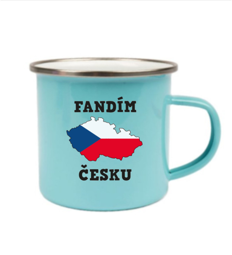 Modrý plecháček: Fandím Česku