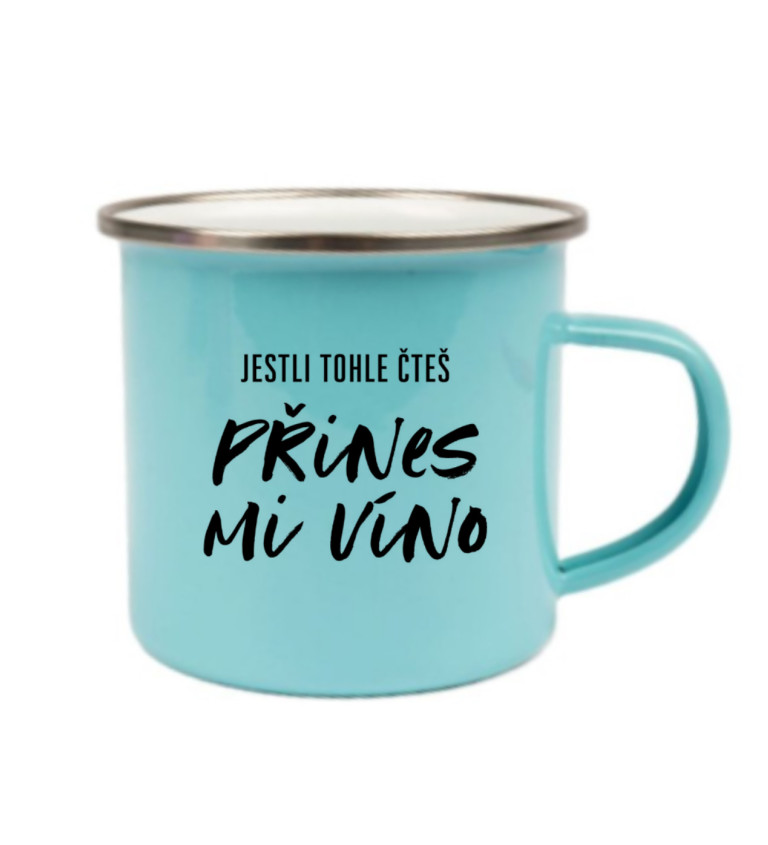 Modrý plecháček: Přines mi víno