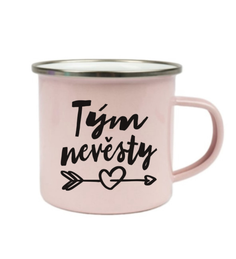 Růžový plecháček: Tým nevěsty šipka