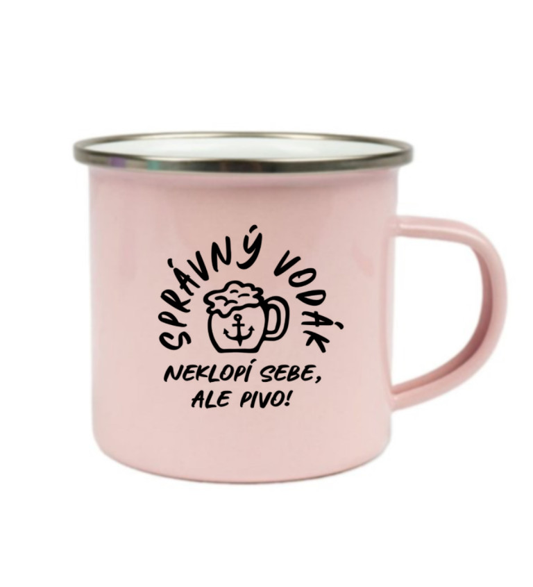 Růžový plecháček: Správný vodák neklopí sebe, ale pivo