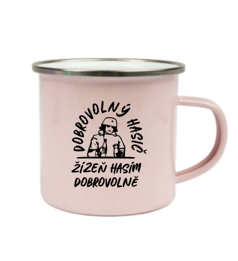 Růžový plecháček: Dobrovolný hasič