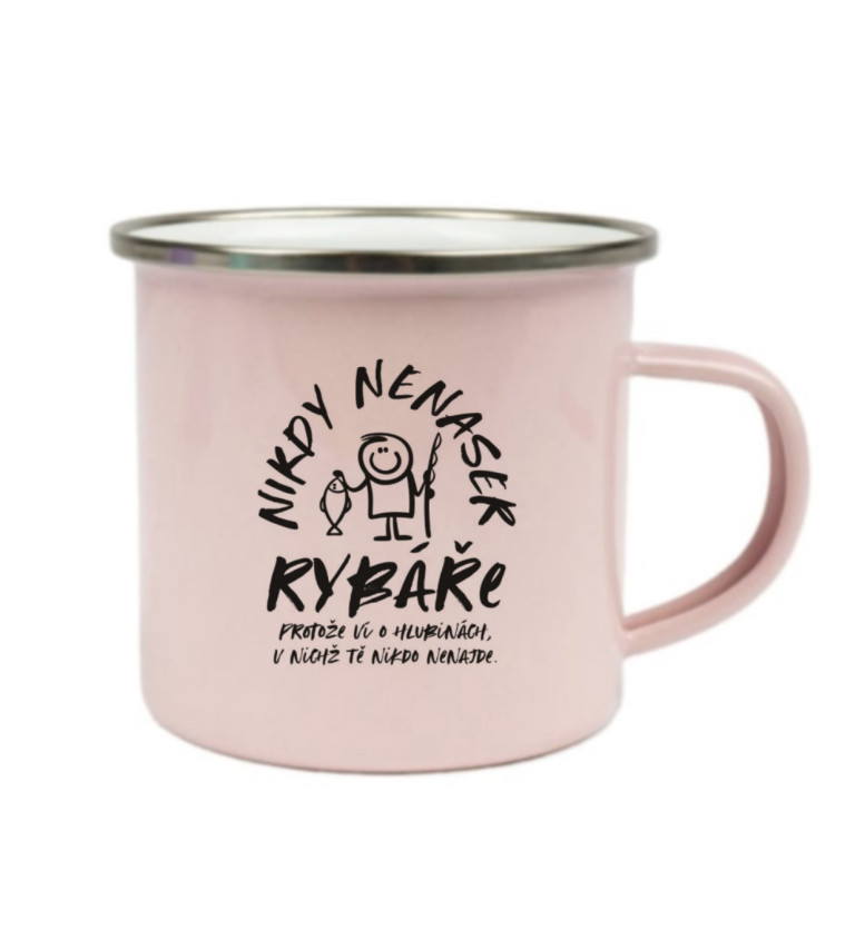 Růžový plecháček: Nikdy nenaser rybáře