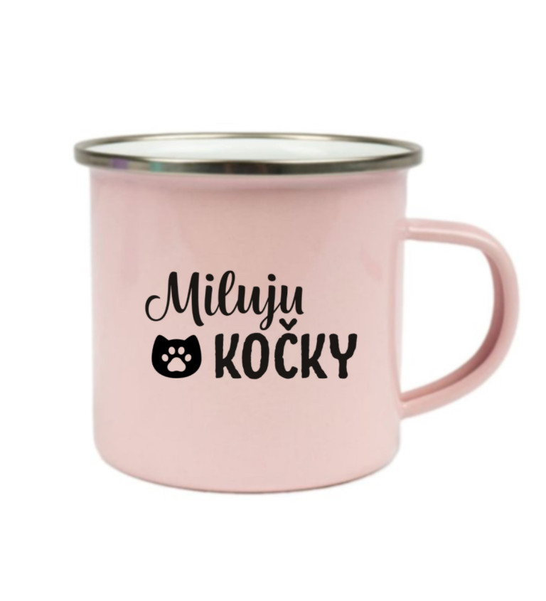 Růžový plecháček: Miluju kočky