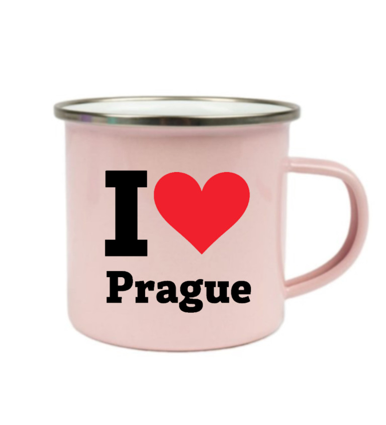 Plecháček růžový:  I love Prague