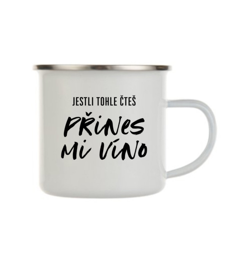 Bílý plecháček: Přines mi víno