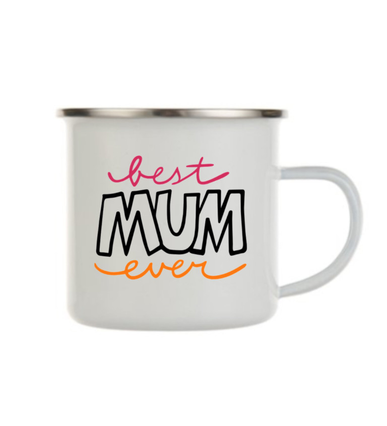 Bílý plecháček: Best mum ever