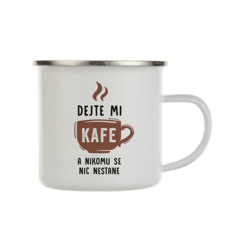 Bílý plecháček: Dejte mi kafe a nikomu se nic nestane