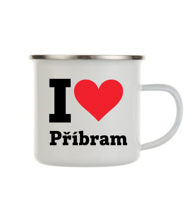 Bílý plecháček: I love Příbram