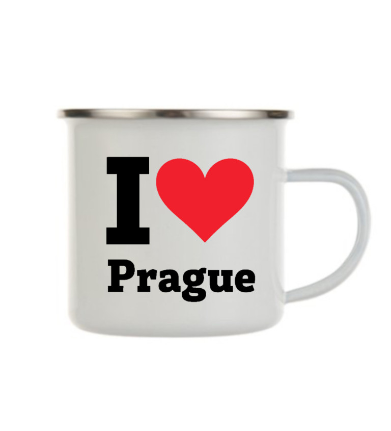 Bílý plecháček: I love Prague