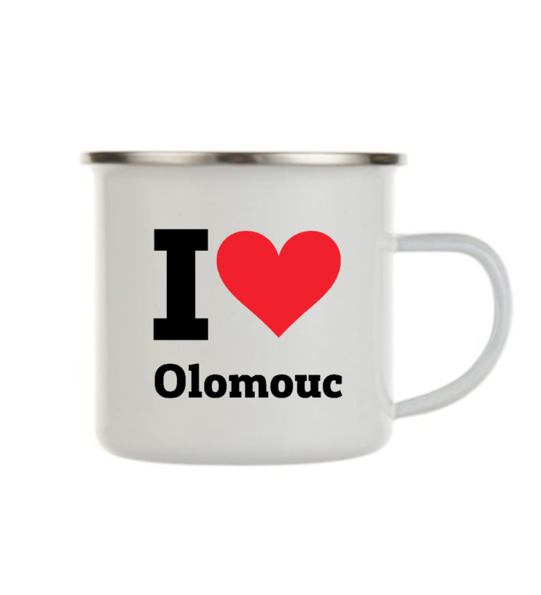 Bílý plecháček: I love Olomouc