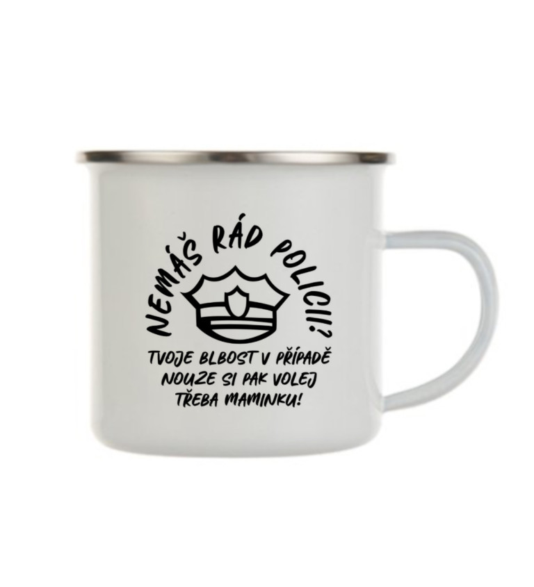 Plecháček bílý: Nemáš rád policii