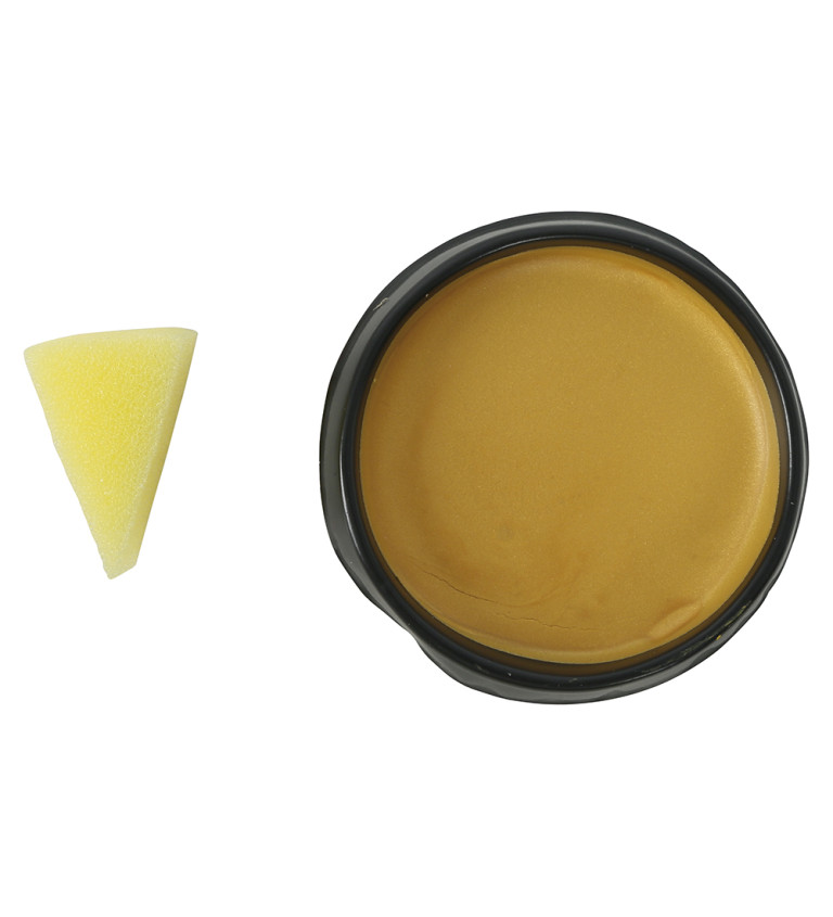 Zlatý karnevalový make-up s aplikátorem