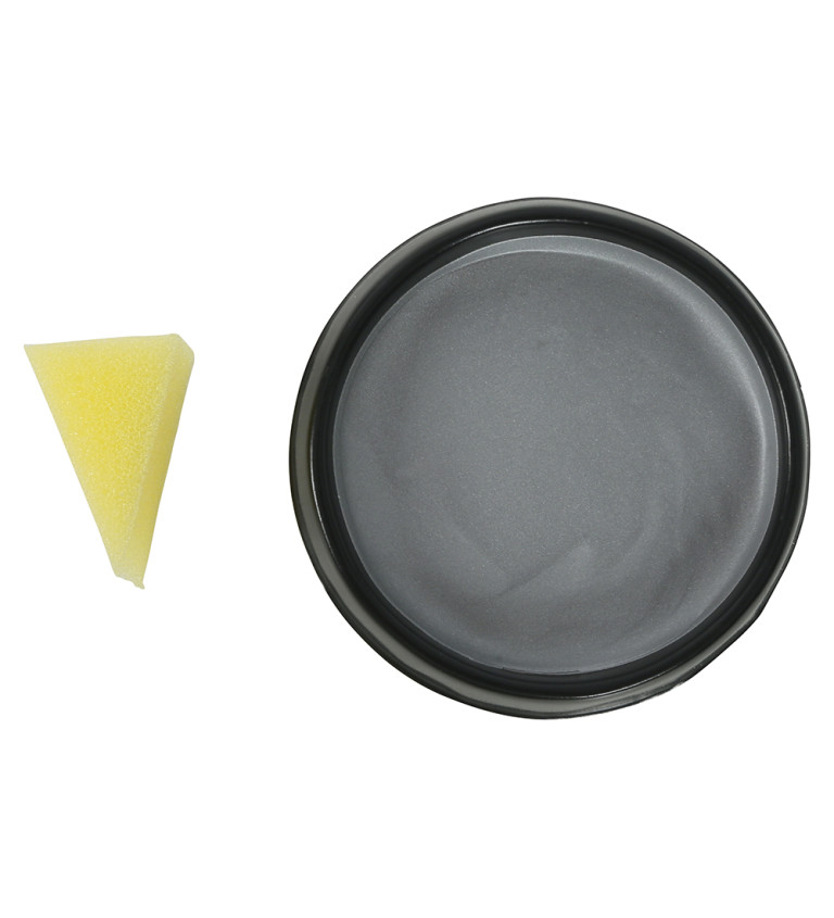 Stříbrný karnevalový make-up s aplikátorem