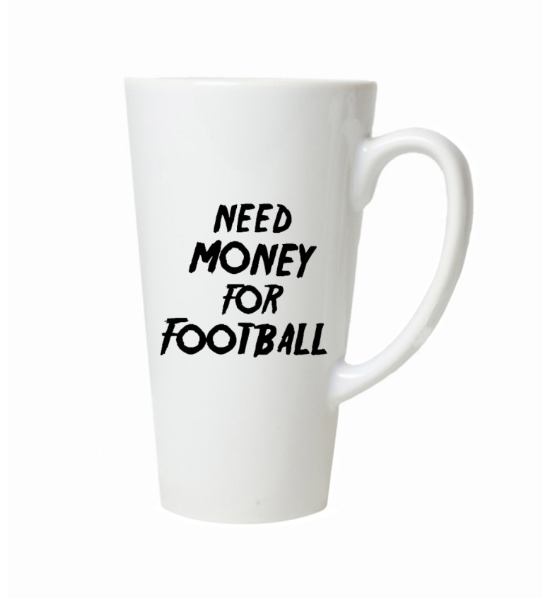 Hrnek na latte – Need money for football