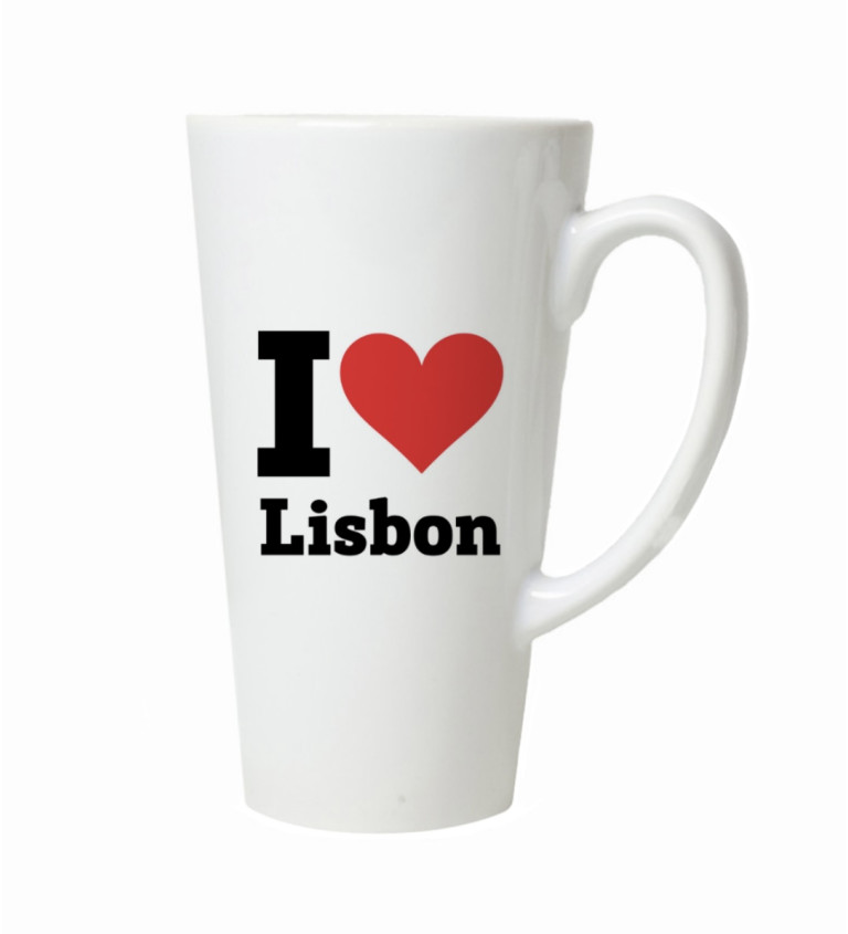 Hrnek na latte – I love Lisbon