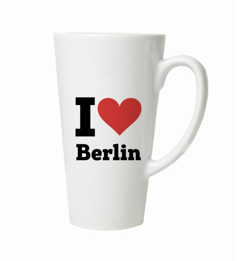 Hrnek na latte – I love Berlin