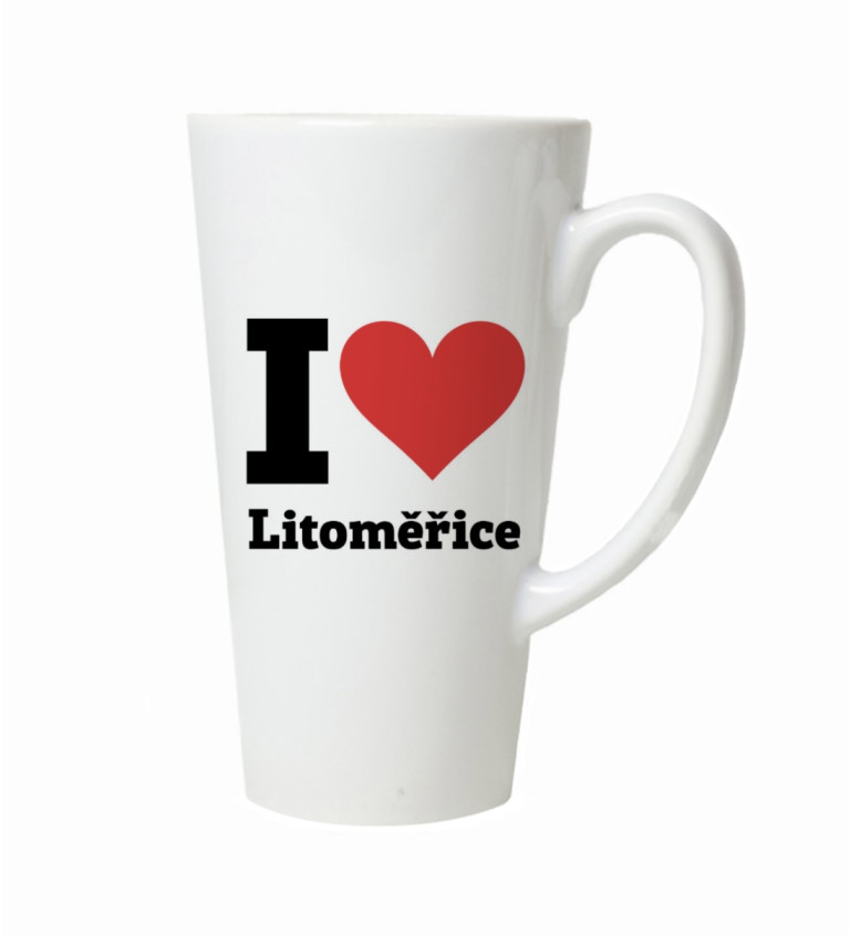 Hrnek na latte – I love Litoměřice