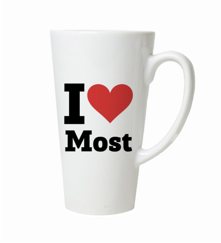Hrnek na latte – I love Most