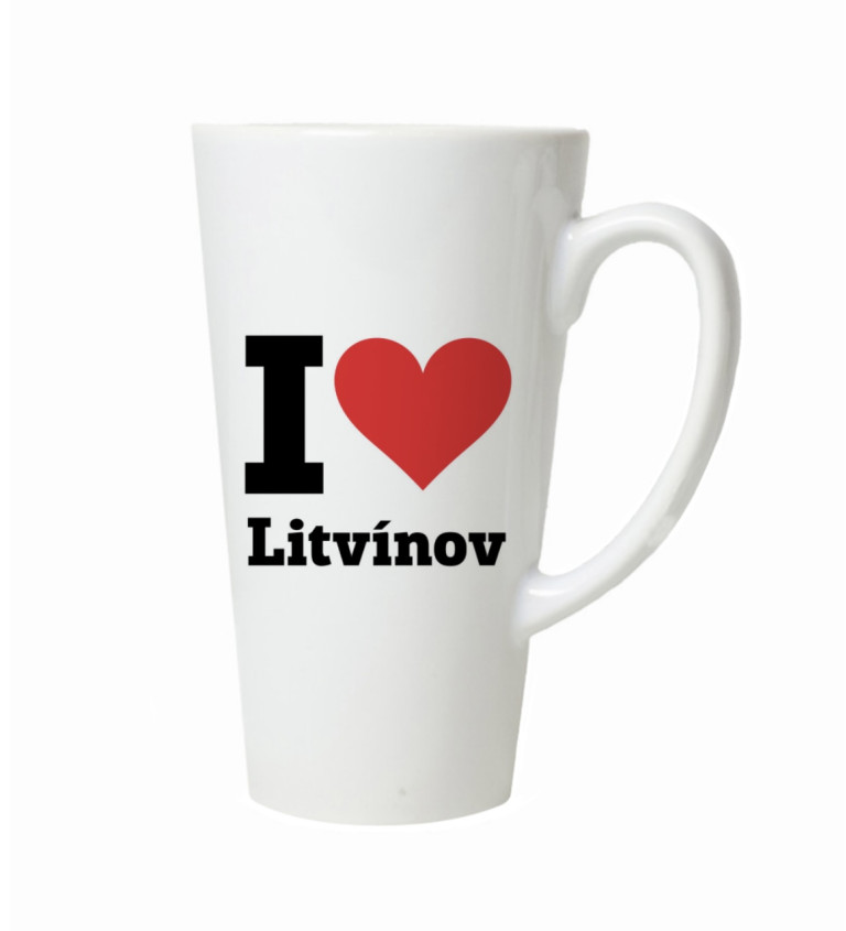 Hrnek na latte – I love Litvínov