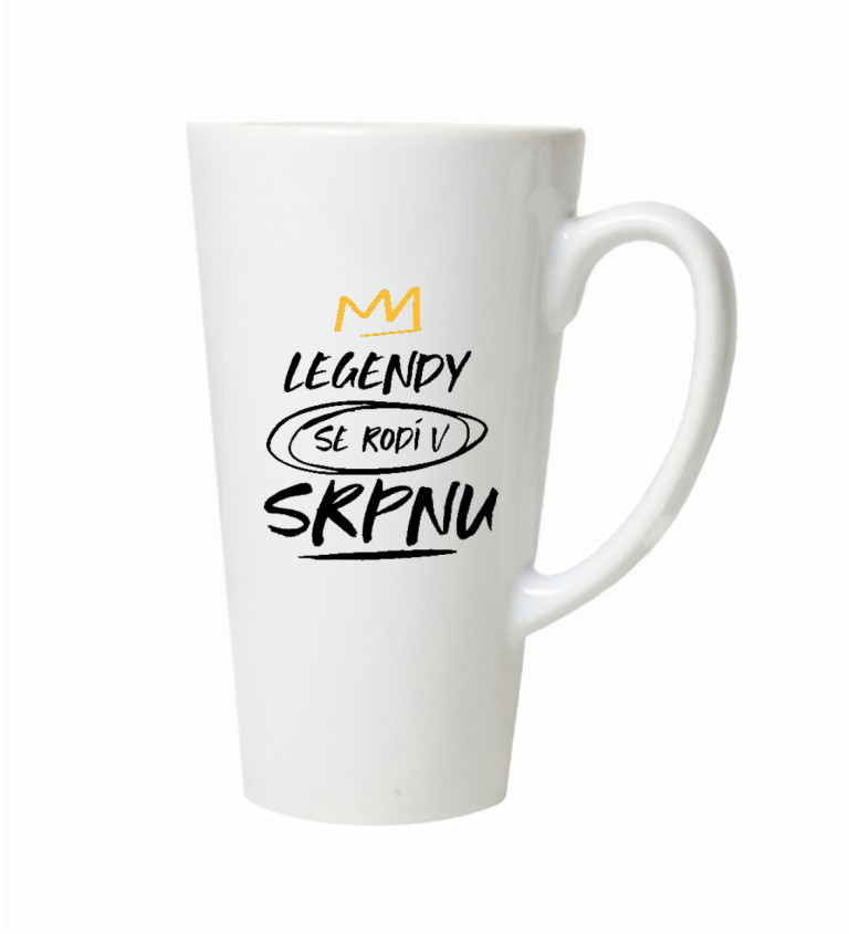 Hrnek na latte – Legendy se rodí v srpnu