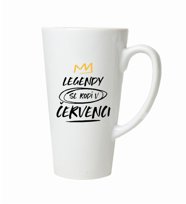 Hrnek na latte – Legendy se rodí v červenci