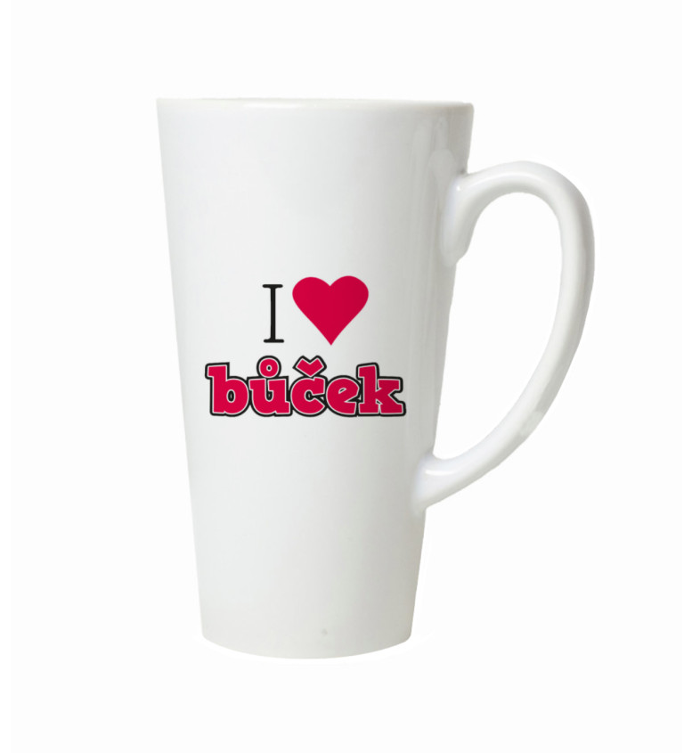 Hrnek na latte – I love bůček