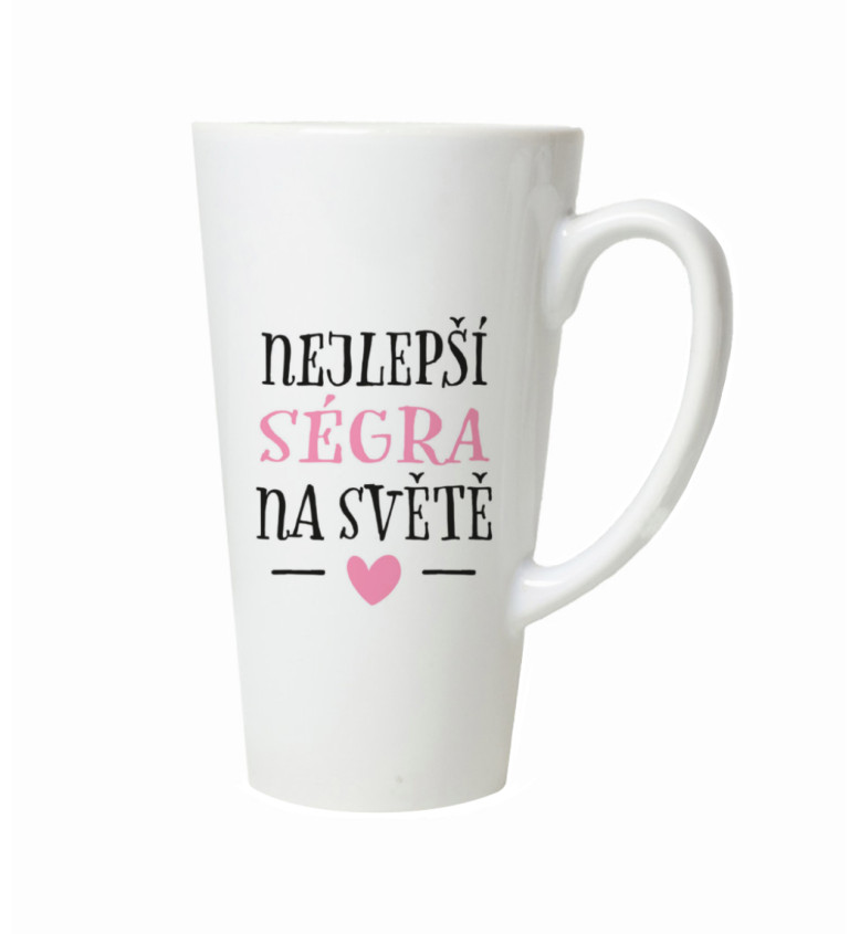 Hrnek na latte – Nejlepší segra na světě