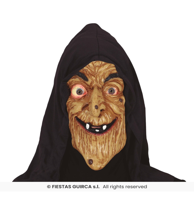 Děsivá maska čarodějnice