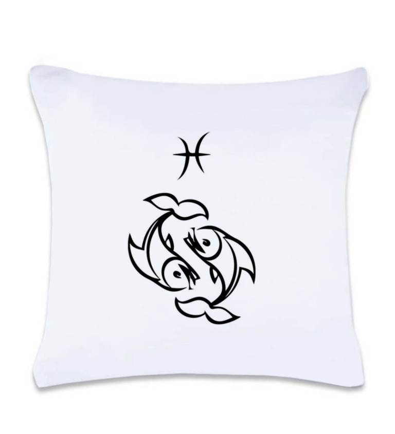 Polštář s potiskem : Znamení Ryby