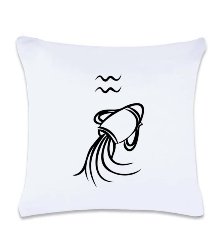 Polštář s potiskem : Znamení Vodnář