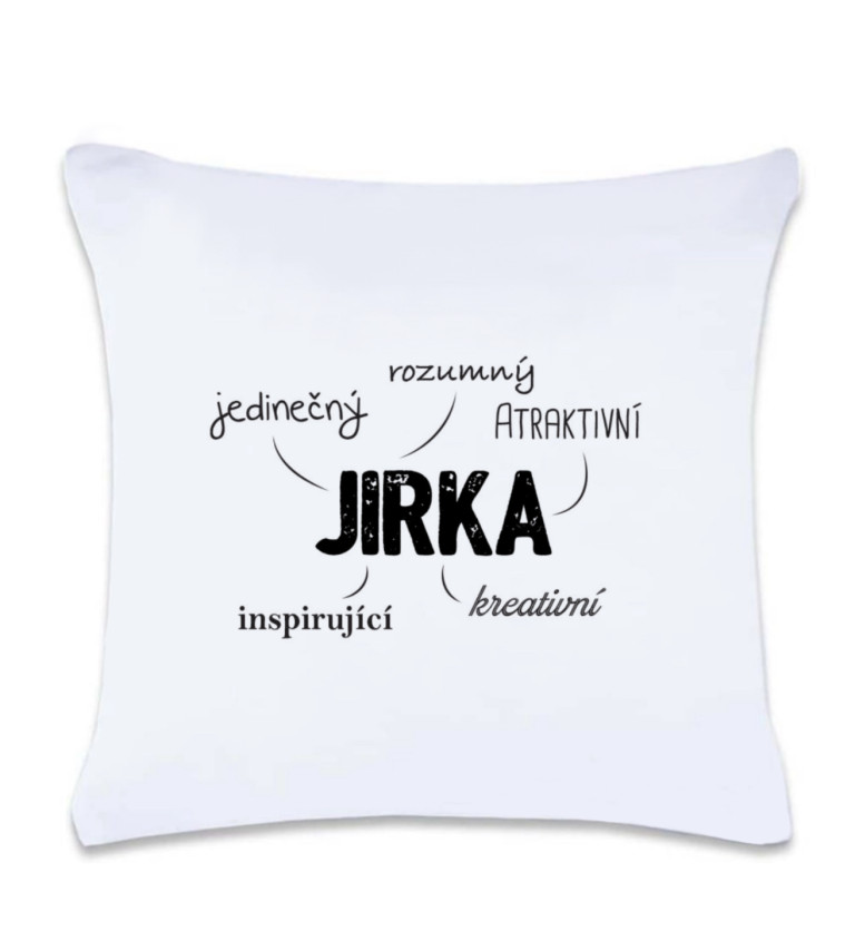 Polštář s potiskem Jirka