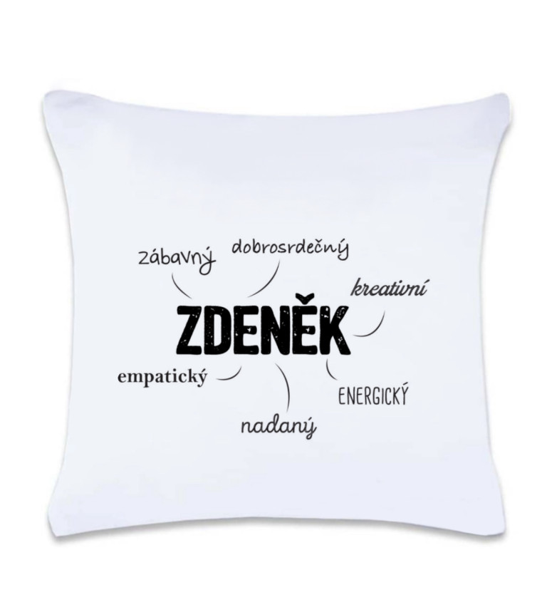 Polštář s potiskem Zdeněk