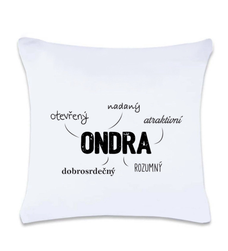 Polštář s potiskem Ondra