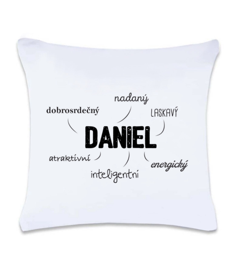 Polštář s potiskem Daniel