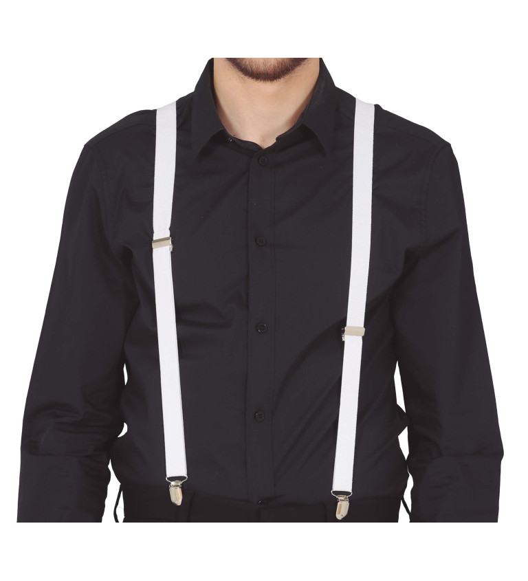 Retro bílé kšandy