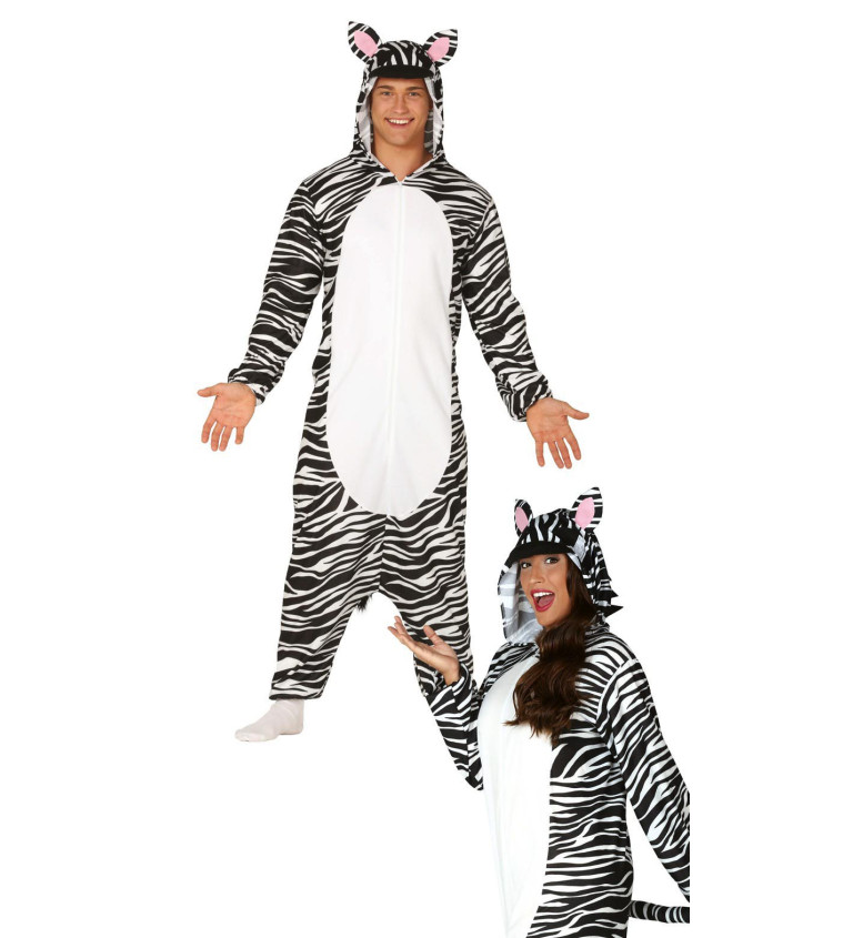 Pánský overal zebra