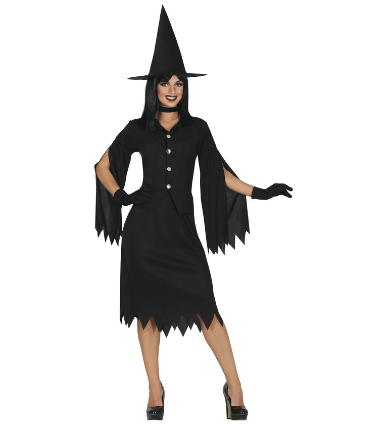 Dámský čarodějnický kostým