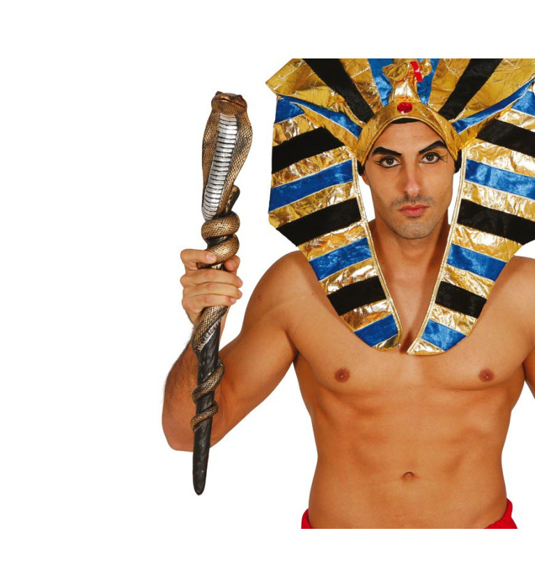 Egyptské žezlo s hadem