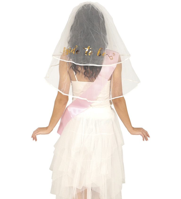 Závoj Bride to Be 70 cm