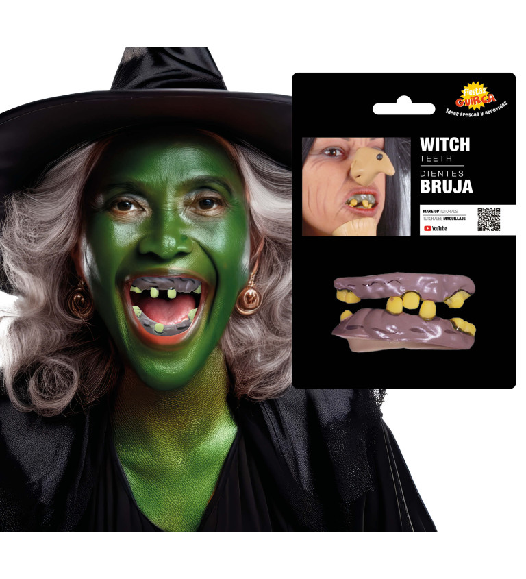 Děsivé čarodějnické zuby