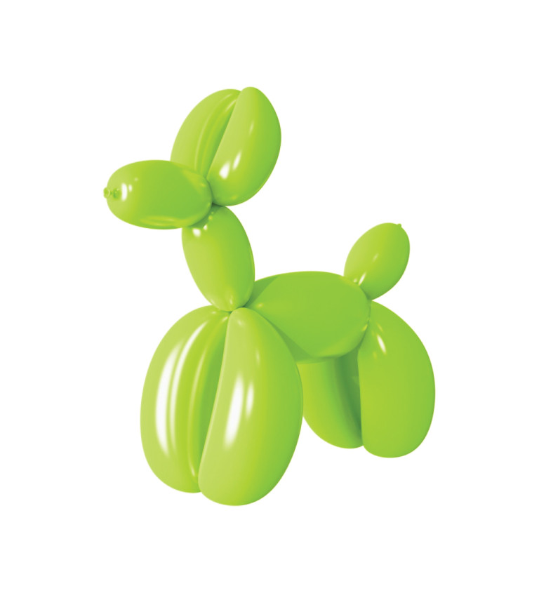 Balónky na modelování – zelené