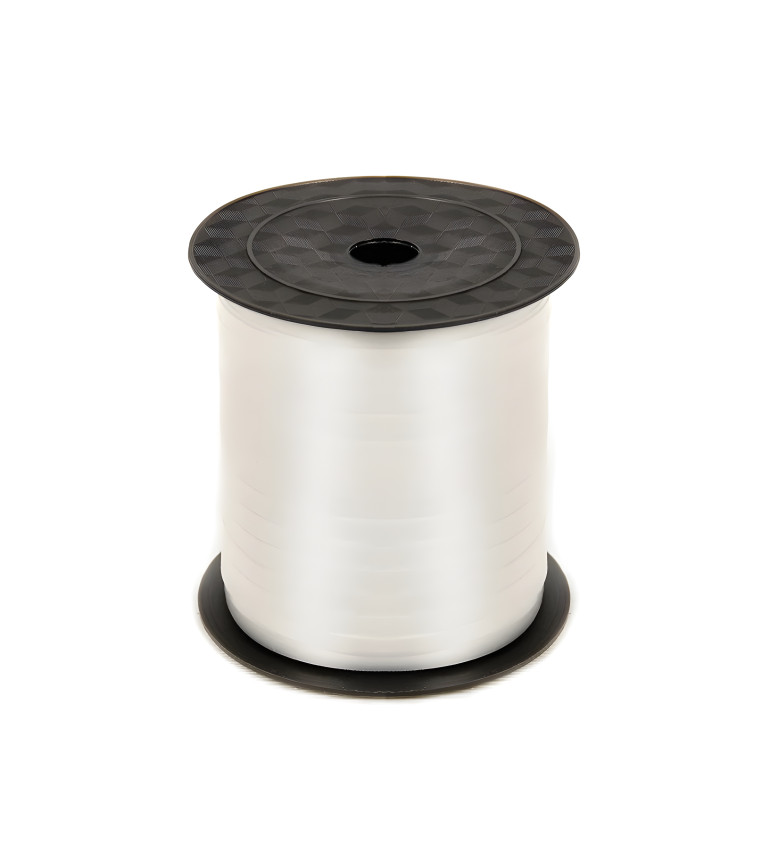 Dekorační stuha na balónky – bílá