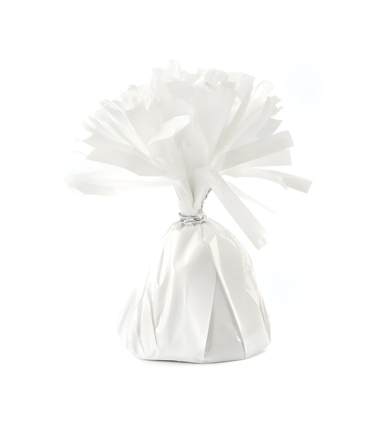 Těžítko na balónky – bílé