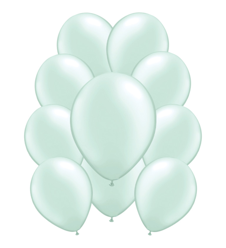 Latexové balónky pastelové – baby zelené