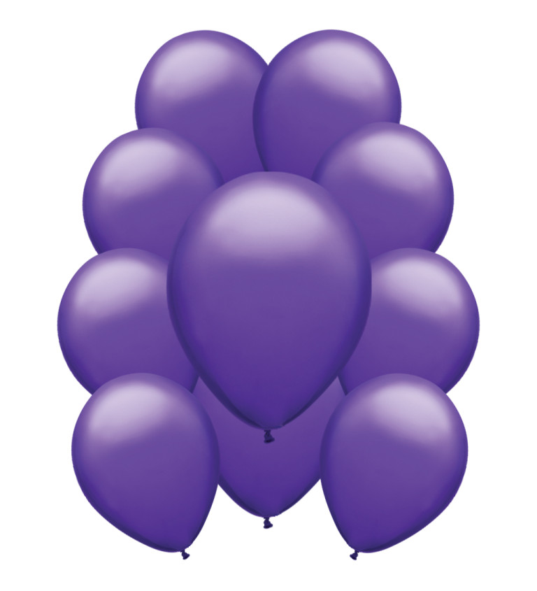 Latexové balónky pastelové – tmavě fialové
