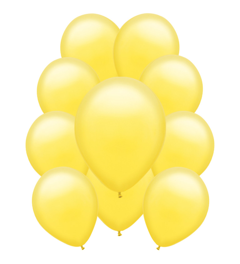 Latexové balónky pastelové – žluté