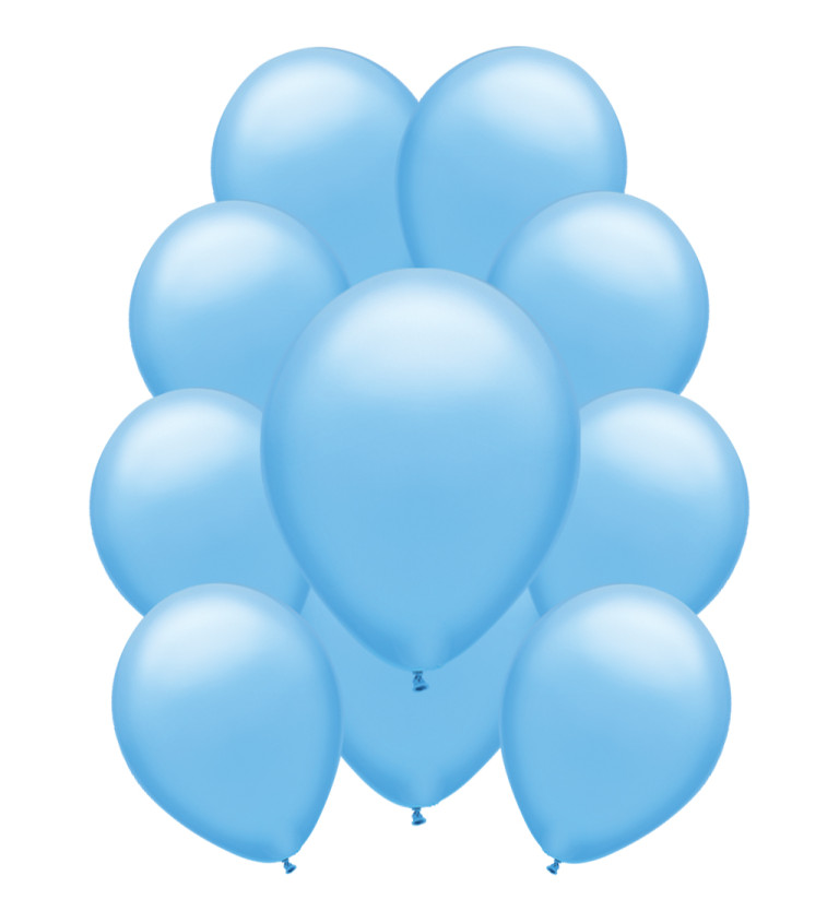 Latexové balónky pastelové – světle modré