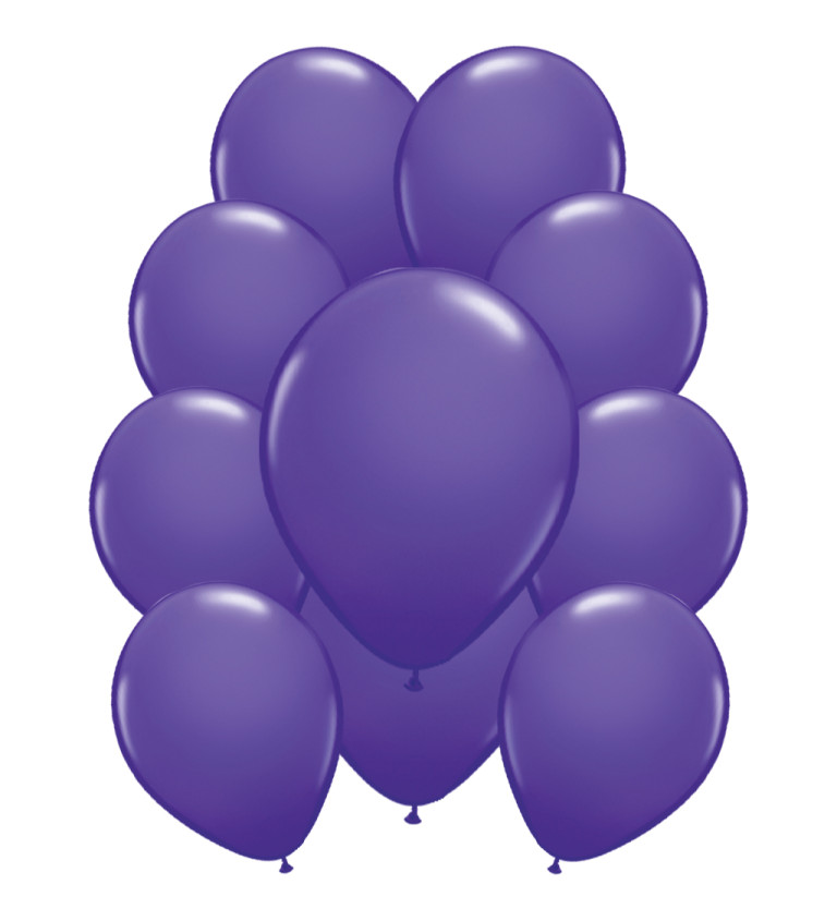 Latexové balónky metalické – tmavě fialové