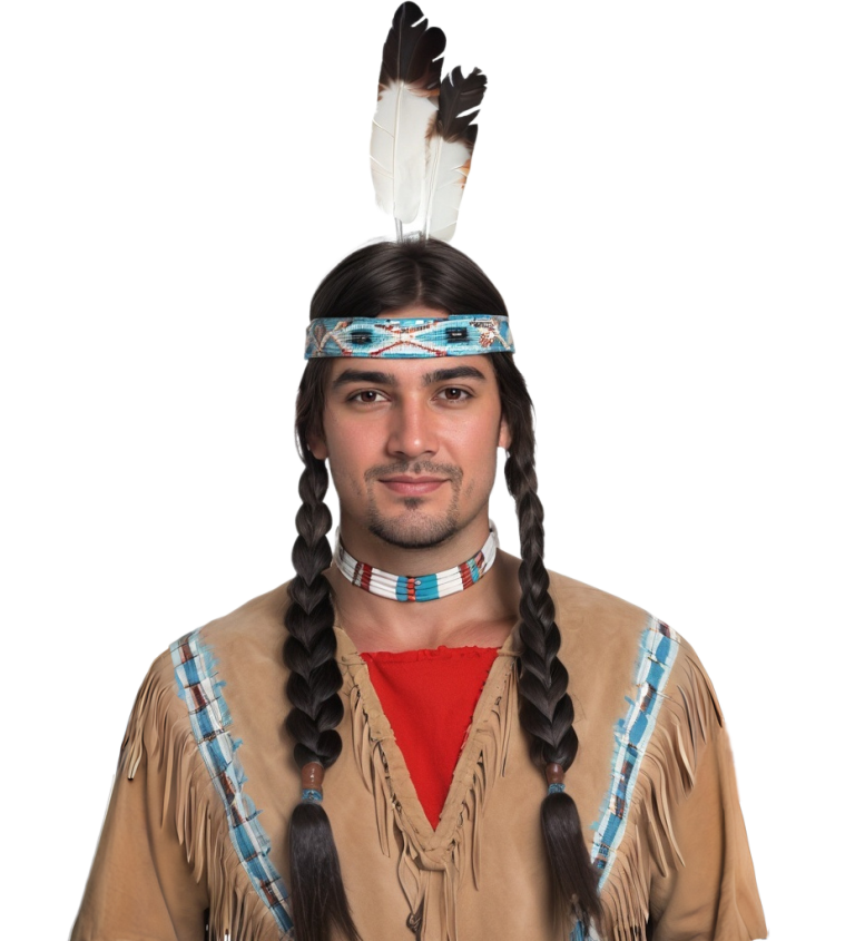 Pánská paruka náčelník