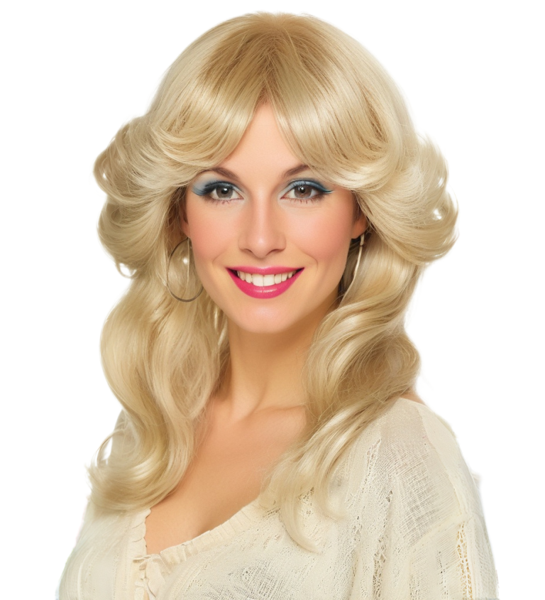 Dámská paruka 70s Retro žena